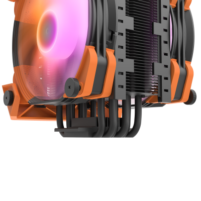 Вентилятор DarkFlash Ellsworth S2X <RGB,Intel 1200/115x/775, AMD AM4/AM3+/AM2/FM1/2, TDP200W>