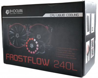 Жидкостная система охлаждения ID-Cooling Frostflow 240L-R <LED, 2011/115X, AMD, FAN120*2, TDP200W> Жидкостная система охлаждения ID-Cooling Frostflow 240L-R <LED, 2011/115X, AMD, FAN120*2, TDP200W>