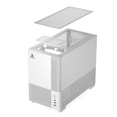 Корпус ПК без БП SEGOTEP Memphis-S white <без вентиляторов>