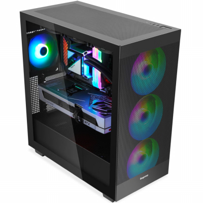Корпус ПК без БП SEGOTEP Memphis-Flow Glass <без вентиляторов> Корпус ПК без БП SEGOTEP Memphis-Flow Glass <без вентиляторов>