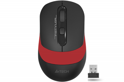 Мышь беспроводная A4tech Fstyler FG10-BLACK/RED Оптическая 2,4G USB 2000 dpi Мышь беспроводная A4tech Fstyler FG10-BLACK/RED Оптическая 2,4G USB 2000 dpi
