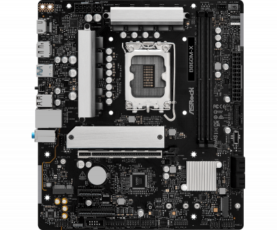 Материнская плата ASRock B860M-X LGA1851 2xDDR5 4xSATA 2xM.2 1xHDMI 1xDP mATX
