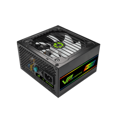Блок питания ПК  500W GameMax VP-500-RGB <500W, RGB, APFC, 120mm, 4xSATA, 3x4PIN>