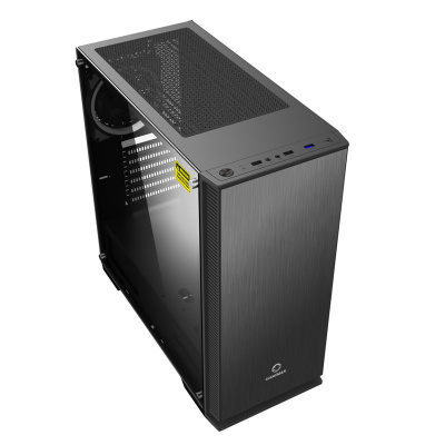 Корпус ПК без БП GameMax Aurora <ATX, 1х120mm,Tower, 3x3.5, 3x2.5, 4xUSB, Audio 435x206x450mm>