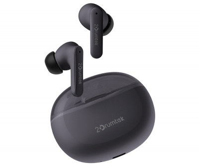 Наушники TWS A4tech 2Drumtek B25-AshGrey <BT v5.2, 20kHz, 102dB, Наушник: 40mAh , Кейс: 380mAh>