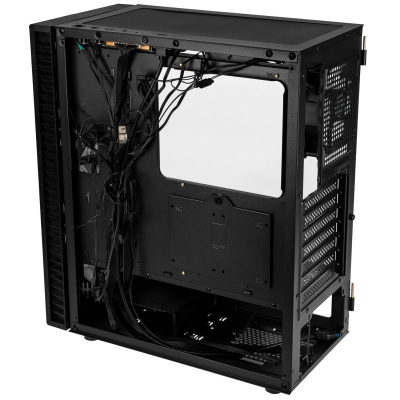 Корпус ПК без БП Kolink Observatory HF Glass ARGB Midi Tower Case - Black