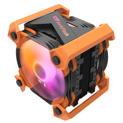 Вентилятор DarkFlash Ellsworth S2X <RGB,Intel 1200/115x/775, AMD AM4/AM3+/AM2/FM1/2, TDP200W>