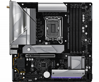 Материнская плата ASRock B860M LIVEMIXER WIFI LGA1851 4xDDR5 4xSATA 3xM.2 1xHDMI 1xThund4 WiFi mATX
