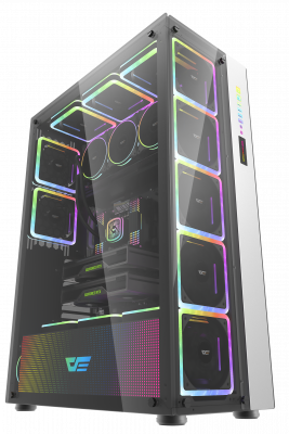 Корпус ПК без БП DarkFlash DF800 <EATX, 9x3.5, 7x2.5, 2xUSB 3.0, 2xUSB2.0, Audio, 552*271*771mm>