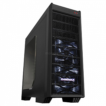 Корпус ПК без БП GameMax G501X <ATX, 2x5,25, 5x3,5, 1x2,5, 205x473x458mm>
