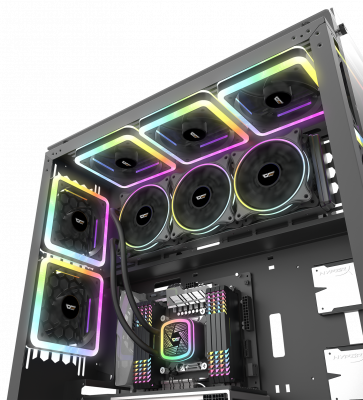 Корпус ПК без БП DarkFlash DF800 <EATX, 9x3.5, 7x2.5, 2xUSB 3.0, 2xUSB2.0, Audio, 552*271*771mm>