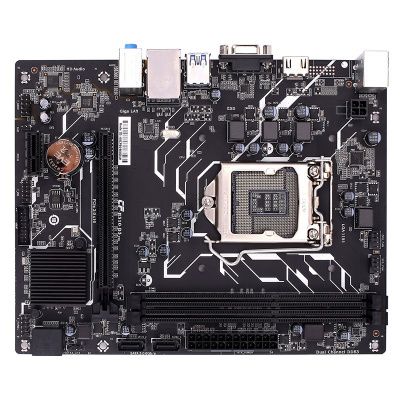 Материнская плата S-1151 H310 Colorful H310M-E D3 V20 <2xDDR3, mATX, VGA+HDMI>  