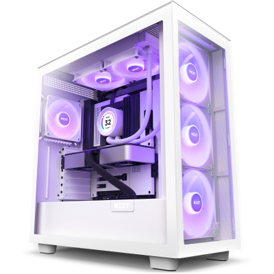 Жидкостная система охлаждения NZXT Kraken Elite 240 RGB <2x120mm RGB, 2.36” LCD Display, GIF, white>