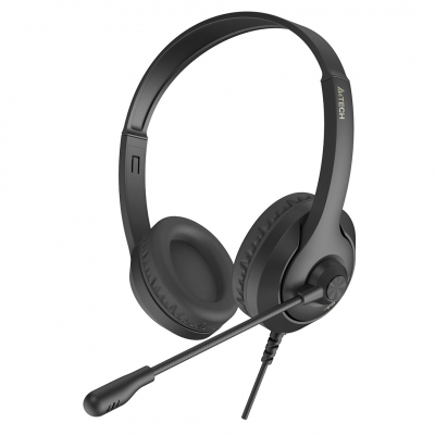 Наушники+микрофон A4tech FH100U-Stone Black Наушники+микрофон A4tech FH100U-Stone Black
