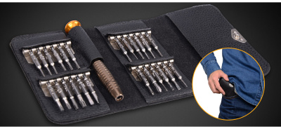 Набор инструментов ORICO ST1-BK <24 насадки, 1 ручка, чехол>