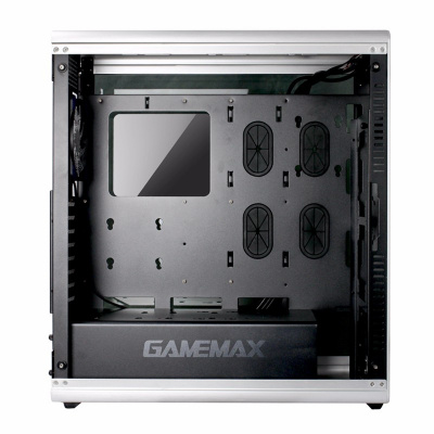 Корпус ПК без БП GameMax Raider X <ATX, 1x120mm, USB3.0x 2, USB2.0x 2, 3.5х3, PCI 8, 464x230x515mm>