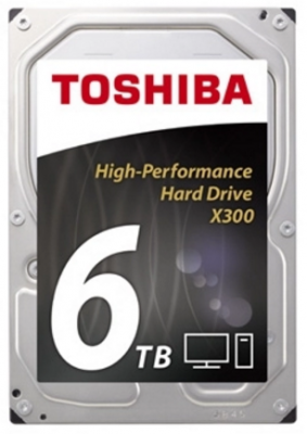 Жесткий диск HDD 6Tb Toshiba X300 <3.5", SATA, 6Gb/s, 7200rpm, 128Mb cache>