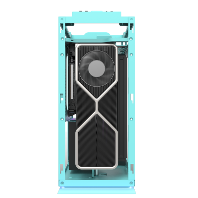 Корпус ПК без БП DarkFlash DLH21 NEO MINT <ITX, 1x3.5, 2xUSB 3.0, 1xType C, 238.8*175*412mm >