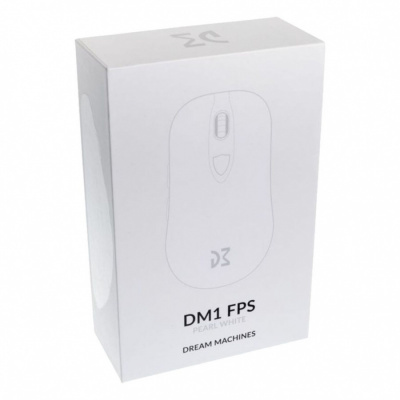 Мышь Dream Machines DM1FPS_WhiteGlossy <Оптический сенсор PMW3389, USB, DPI 16000>