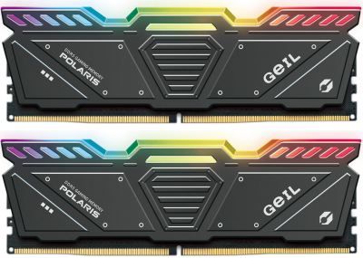 Оперативная память 32GB Kit (2x16GB) GEIL Polaris RGB 5600Mhz DDR5 GOSG532GB5600C38ADC Gray