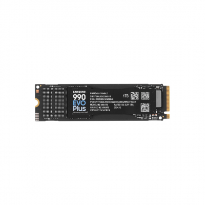 Твердотельный накопитель 1000Gb SSD Samsung 990 EVO Plus M.2 PCIe4.0 R7250Mb/s W6300MB/s MZ-V9S1T0BW