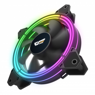 Вентилятор для корпуса DarkFlash CF11 PRO 5IN1 <6Pin, 120*120*25mm, 1200RPM, 22dBA, Гидроподшипник>