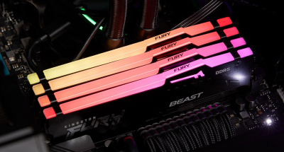 Оперативная память DDR-5  8 GB 6000 MHz Kingston Fury Beast RGB, BOX (KF560C40BBA-8)