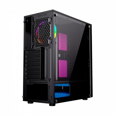 Корпус Wintek Skyline G46 TG, ATX/Micro ATX,USB 1*3.0/2*2.0, HD-Audio+Mic, 0,5 mm, RGB strip,1*12c Корпус Wintek Skyline G46 TG, ATX/Micro ATX,USB 1*3.0/2*2.0, HD-Audio+Mic, 0,5 mm, RGB strip,1*12c