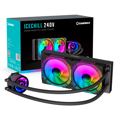 Жидкостная система охлаждения GameMax IceChill 240V <LGA115X/17xx/1366/2011, TDP250W>
