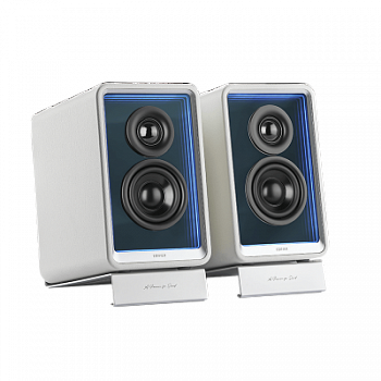 Акустическая система Bluetooth Edifier QR65 White <2.0, RMS 70Вт, 55Гц-40кГц, BT, USB-A, RCA>