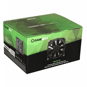 Вентилятор GameMax Gamma 300 RGB <1200/115X/LGA775/LGA1366, AM4, TDP135W, 4 PIN>