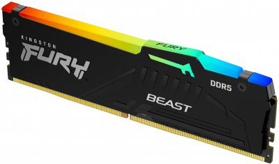 Оперативная память DDR-5  8 GB 6000 MHz Kingston Fury Beast RGB, BOX (KF560C40BBA-8)