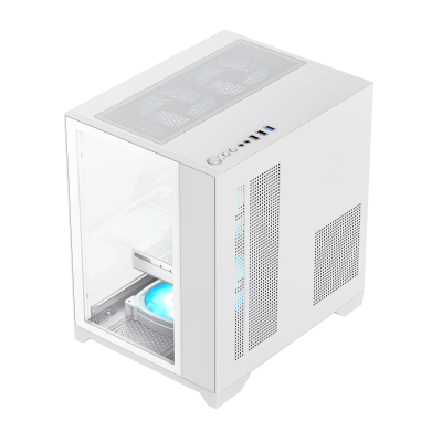 Корпус ПК без БП GameMax Infinity Mini White <MATX>