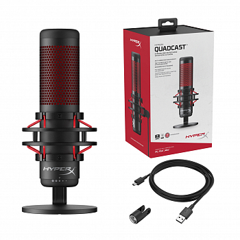 Микрофон HyperX HX-MICQC-BK QuadCast Standalon Microphone
