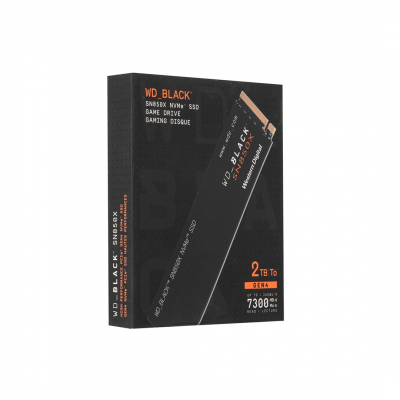 Твердотельный накопитель 2000GB SSD WD BLACK SN850X M.2 2280 NVMe R7300/W6600 WDS200T2X0E-00BCA0