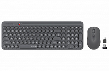 Клавиатура+мышь беспроводная A4tech Fstyler FG3300 Air Grey