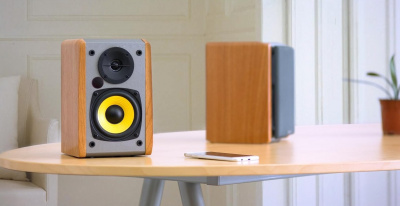 Акустическая система Bluetooth Edifier R1010BT Brown <2.0, RMS 24Вт, 65Гц-17кГц>