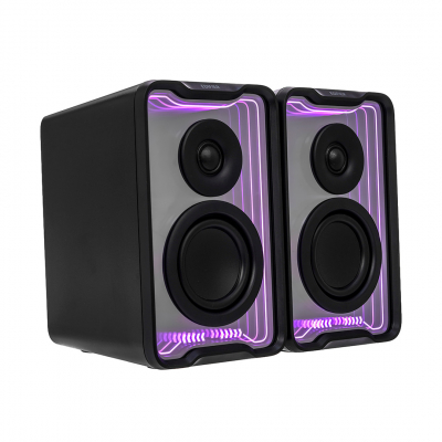 Акустическая система Bluetooth Edifier QR30 Black <2.0, RMS 30Вт, 63Гц-20кГц, BT, USB-A, AUX>