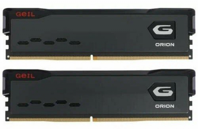 Оперативная память 16GB Kit (8GBx2) GEIL DDR4 3200MHz ORION GOG416GB3200C16BDC Titanium Grey