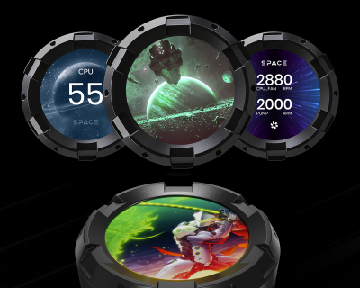 Жидкостная система охлаждения ID-Cooling SL240 XE LCD <2066/2011/1851/1700/1151/AM5, TDP 300W>