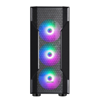 Корпус Wintek Rider F509 TG, ATX/Micro ATX, USB 1*3.0/2*2.0, HD-Audio+Mic, 0,55mm, 4*120mm ARGB Fans