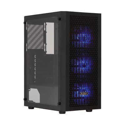 Корпус ПК без БП PCCooler MA100 MESH BK ATX/M-ATX/ITX USB3.0, 2xUSB2.0 Black