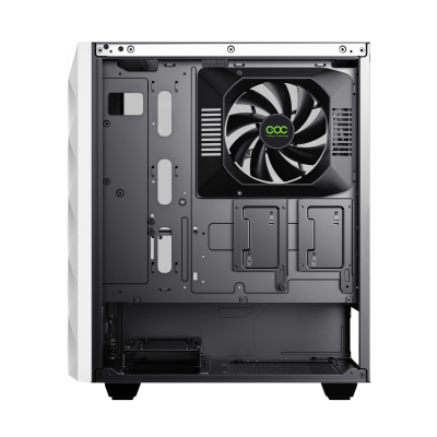 Корпус ПК без БП GameMax Diamond COC White  <MATX, 1x120FAN, 1x140COC>