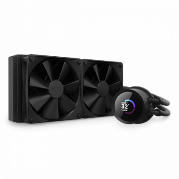 Жидкостная система охлаждения NZXT Kraken 240 <2x120mm, 1.54” LCD Display>