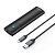 Внешний корпус NGFF M.2 SSD ORICO PWM2-BK-EP v2 <USB3.2, Type-C, 5Gbps, 4 ТБ, 124*35*14mm>