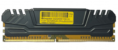 Оперативная память DDR4 PC-21300 (2666 MHz)  8Gb Zeppelin XTRA <1Gx8, Gold PCB, радиатор>