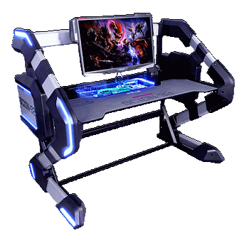 Стол для ПК игровой E-BLUE EGT546BKAA-IA