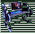 Стол для ПК игровой E-BLUE EGT546BKAA-IA