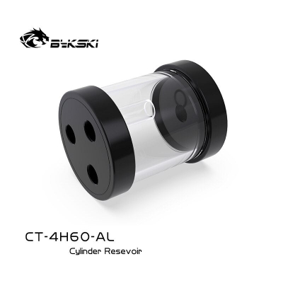 Резервуар Bykski CT-4H60-AL 80mm <80ММ, Black> Резервуар Bykski CT-4H60-AL 80mm <80ММ, Black>
