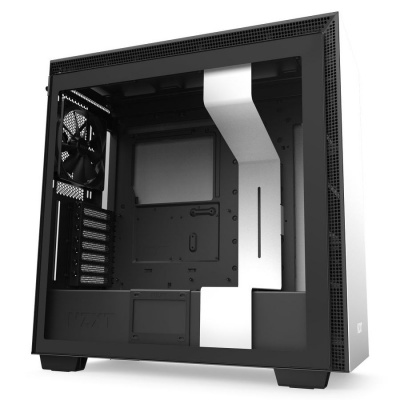 Корпус NZXT H710  CA-H710B-W1 Mid Tower White/Black Chassis with 3x120,1x140mm Aer F Case Fans
